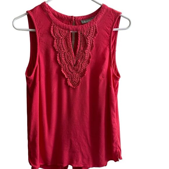 Daniel Rainn Crochet Detail Knit Top Size‎ Medium - Picture 1 of 8